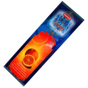 Pack de 25 boites d'encens krishan orange-vanille