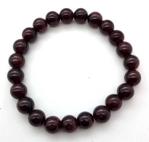 Bracelet Grenat perles 8mm