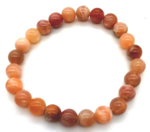 Bracelet Pierre de Lune Perles 8mm