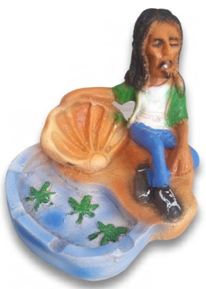 Cendrier humoristique Rasta