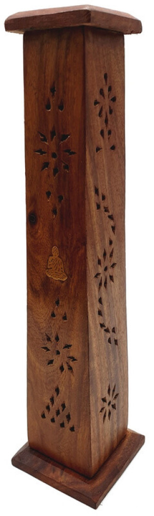 Porte encens grande tour motif bouddha