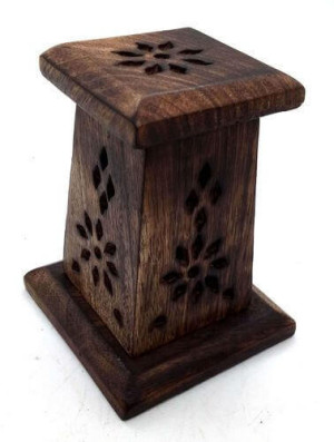 Porte encens mini tour motifs pour cônes