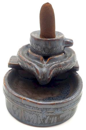 Porte encens bakcflow céramique bassin