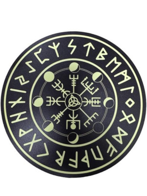 Planche de divination futhark
