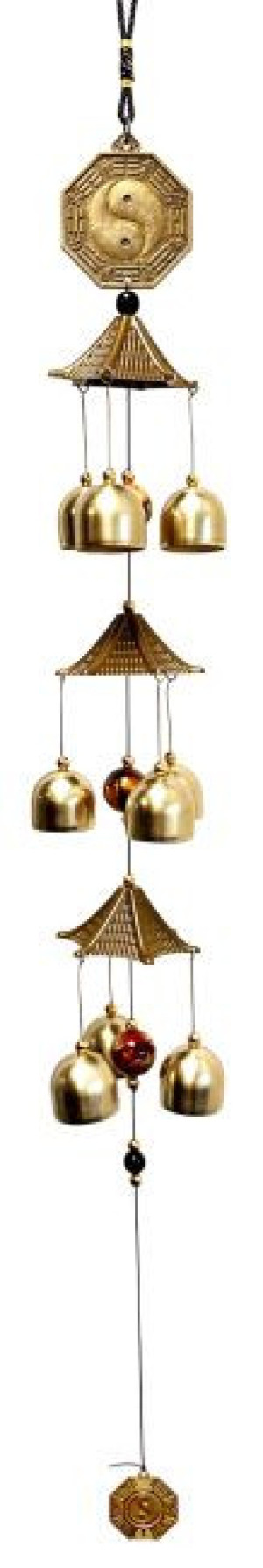 Carillon métal temple 67 cm