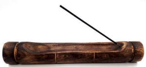 Porte encens en forme de flute 31 cm