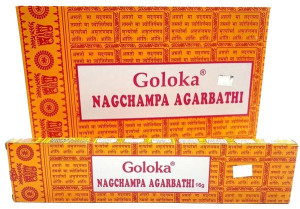 Pack Encens goloka Nagchampa 15 gr (12 boites)