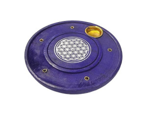 Porte encens bois mauve