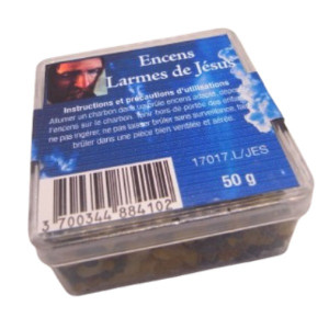 Encens Larmes de Jesus résine 50 gr