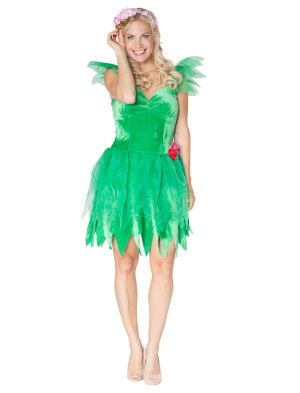 Kleid Fee Damen in grün für Damen | Kostüm für Halloween & Karneval | Deiters