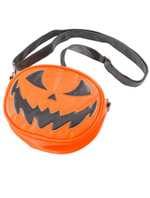 Tasche Halloween Kürbis orange