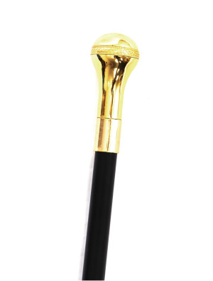 Gehstock Goldknauf