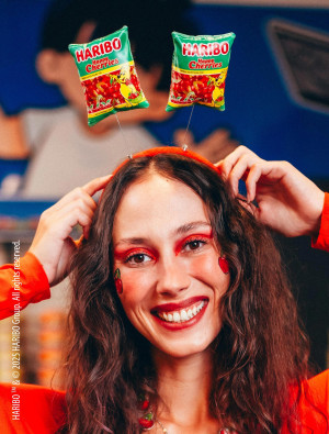 Haarreif HARIBO Happy Cherries bunt
