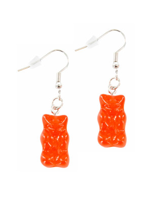 Ohrringe HARIBO Goldbären rot