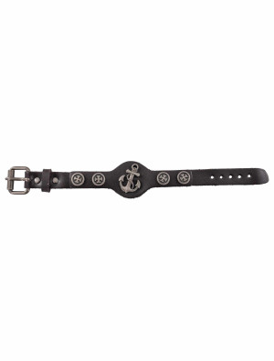 Lederarmband Anker braun