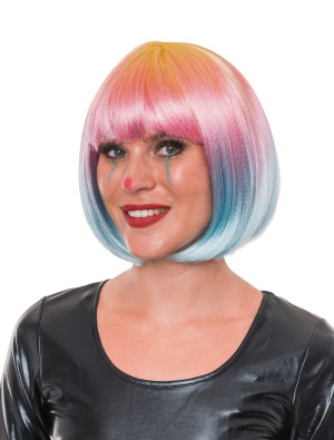 Perücke Bob kurz bunt | Kostümzubehör & Accessoires für Karneval & Halloween | Deiters