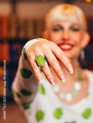 Ring HARIBO Quaxi grün