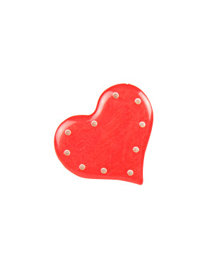 Blinky Herz rot mit 10 LED | Kostümzubehör & Accessoires für Karneval & Halloween | Deiters