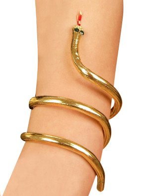 Armreif Schlange verstellbar Damen gold