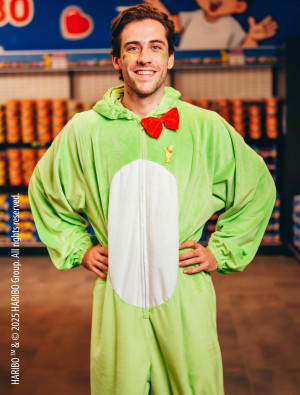 Overall HARIBO Goldbären Plüsch grün L/XL