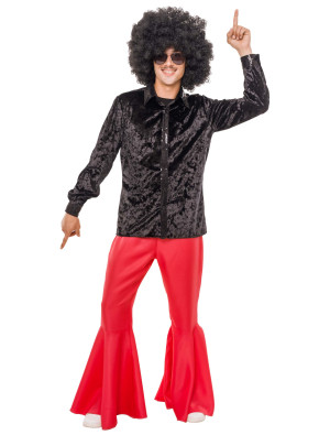 Schlaghose Herren rot 50