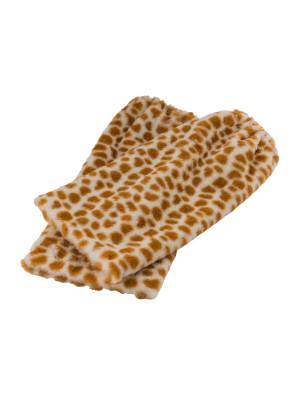 Beinstulpen Plüsch Giraffe 40cm beige/braun one size | Kostümzubehör & Accessoires für Karneval & Halloween | Deiters