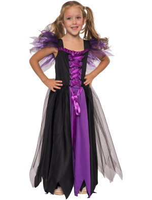 Vampir Kostüm für Mädchen | Kleid Vampir Schwarz | Halloween Kostüm | Deiters