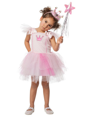Kleid Ballerina in rosa für Mädchen | Kostüm für Halloween & Karneval | Deiters