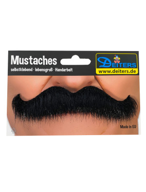 Super Mario Kostümzubehör Bart Holzfäller schwarz | Für Karneval & Halloween | Deiters