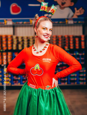 Body HARIBO Happy Cherries Damen rot 2XL/3XL