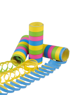Luftschlangen 3er Pack bunt | Partydeko für Karneval, Halloween & mehr | Deiters