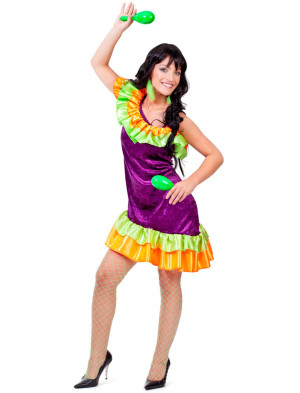 Kleid HÖHNER Anna Havanna in lila für Damen | Kostüm für Halloween & Karneval | Deiters