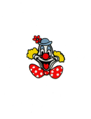 Bügelpatch Deiters Clown klein 7cm