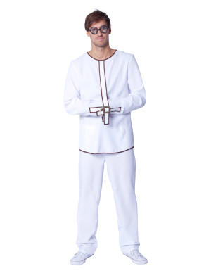 Zwangsjacke in weiß für Herren | Kostüm für Halloween & Karneval | Deiters