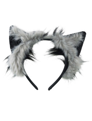 Haarreif Wolf grau