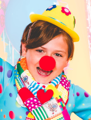 Clownsnase Schaumstoff rot