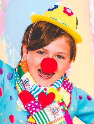 Clownsnase Schaumstoff rot