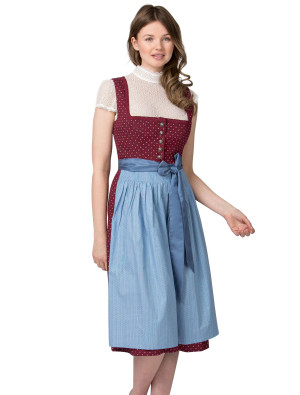 Dirndl Julina, Damen, Bordeaux | Trachtenmode für Oktoberfest | Deiters
