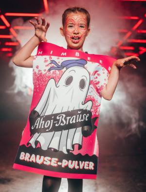 Kostüm Ahoj-Brause Halloween Kinder pink one size