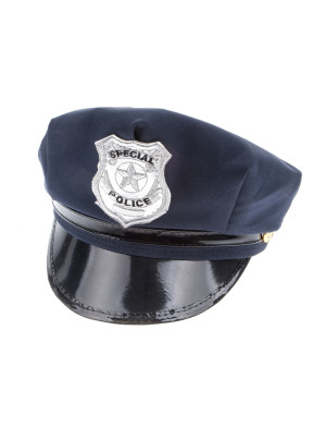 Polizeimütze Amerika dunkelblau 56