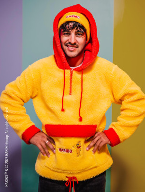 Hoodie HARIBO Goldbären rot/gelb S/M