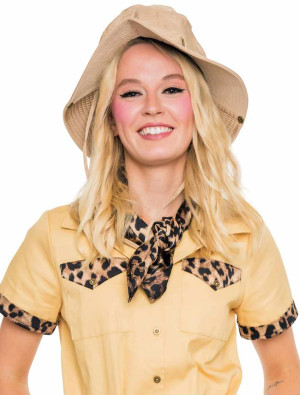 Halstuch Safari Leopard beige/braun one size