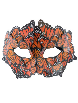 Augenmaske Schmetterling orange | Kostümzubehör & Accessoires für Karneval & Halloween | Deiters