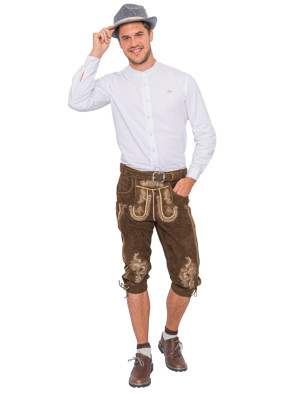 Lederhose Toni, Herren, Braun | Trachtenmode für Oktoberfest | Deiters