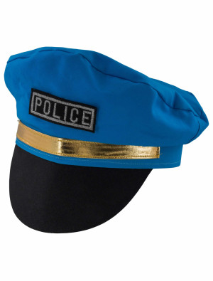 Polizeimütze Kinder hellblau 55