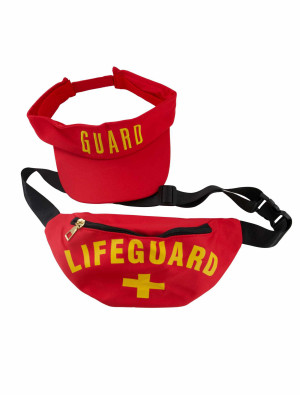 Lifeguard Set 2-tlg. rot | Kostümzubehör & Accessoires für Karneval & Halloween | Deiters