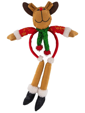 Haarreif Weihnachtselch braun/rot | Kostümzubehör & Accessoires für Karneval & Halloween | Deiters