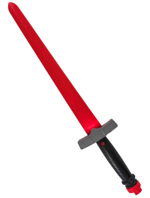 Lichtschwert mit Sound 65cm Kinder rot