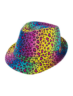 Hut Fedora Leopard bunt one size