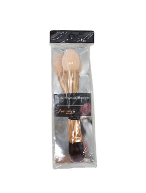 Grundierungspinsel mit Schwamm 17,5 cm rosegold